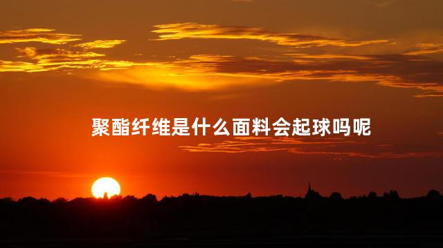 聚酯纤维是什么面料会起球吗呢