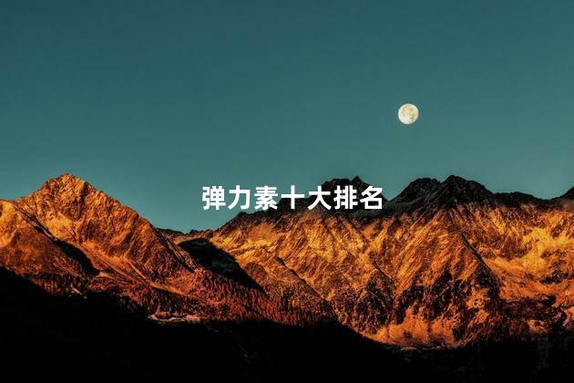 弹力素十大排名