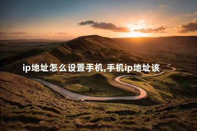ip地址怎么设置手机,手机ip地址该怎样设置