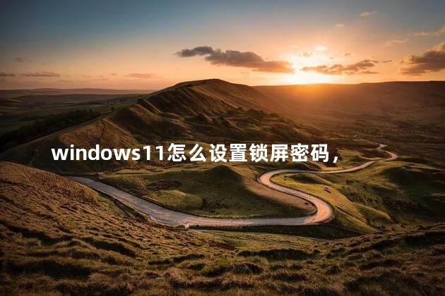 windows11怎么设置锁屏密码，windows11怎么设置锁屏密码提示