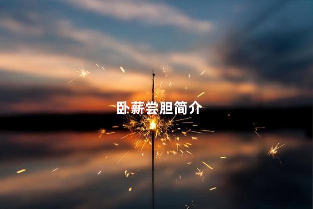 卧薪尝胆简介，卧薪尝胆故事明白了什么
