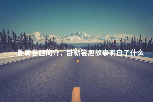卧薪尝胆简介，卧薪尝胆故事明白了什么