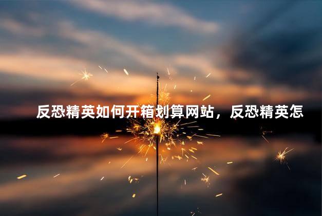 反恐精英如何开箱划算网站，反恐精英怎样开箱划算网站