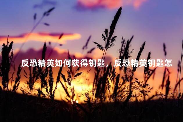 反恐精英如何获得钥匙，反恐精英钥匙怎么获得