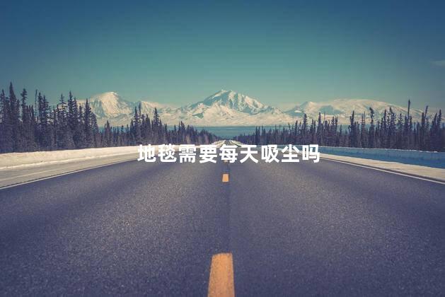 地毯需要每天吸尘吗，地毯要天天吸吗