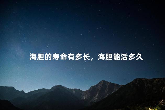 海胆的寿命有多长，海胆能活多久
