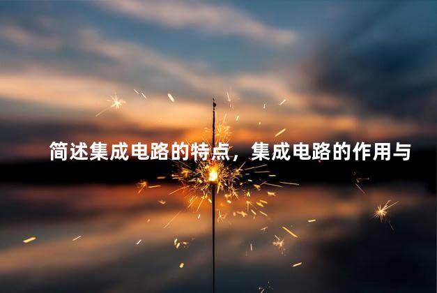 简述集成电路的特点，集成电路的作用与功能