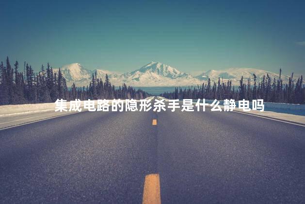 集成电路的隐形杀手是什么静电吗，集成电路的基本知识